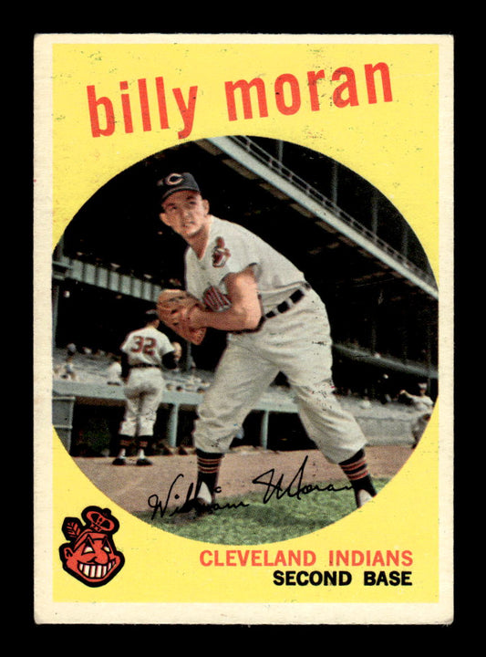 1959 Topps #196 Billy Moran Cleveland Indians EXMT KC10009237