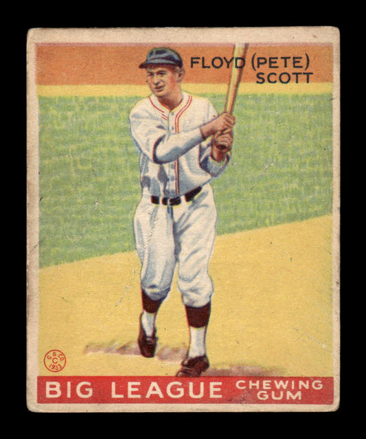 1933 Goudey (R319) #70 Floyd “Pete” Scott Oakland Oaks VG HOF10009248