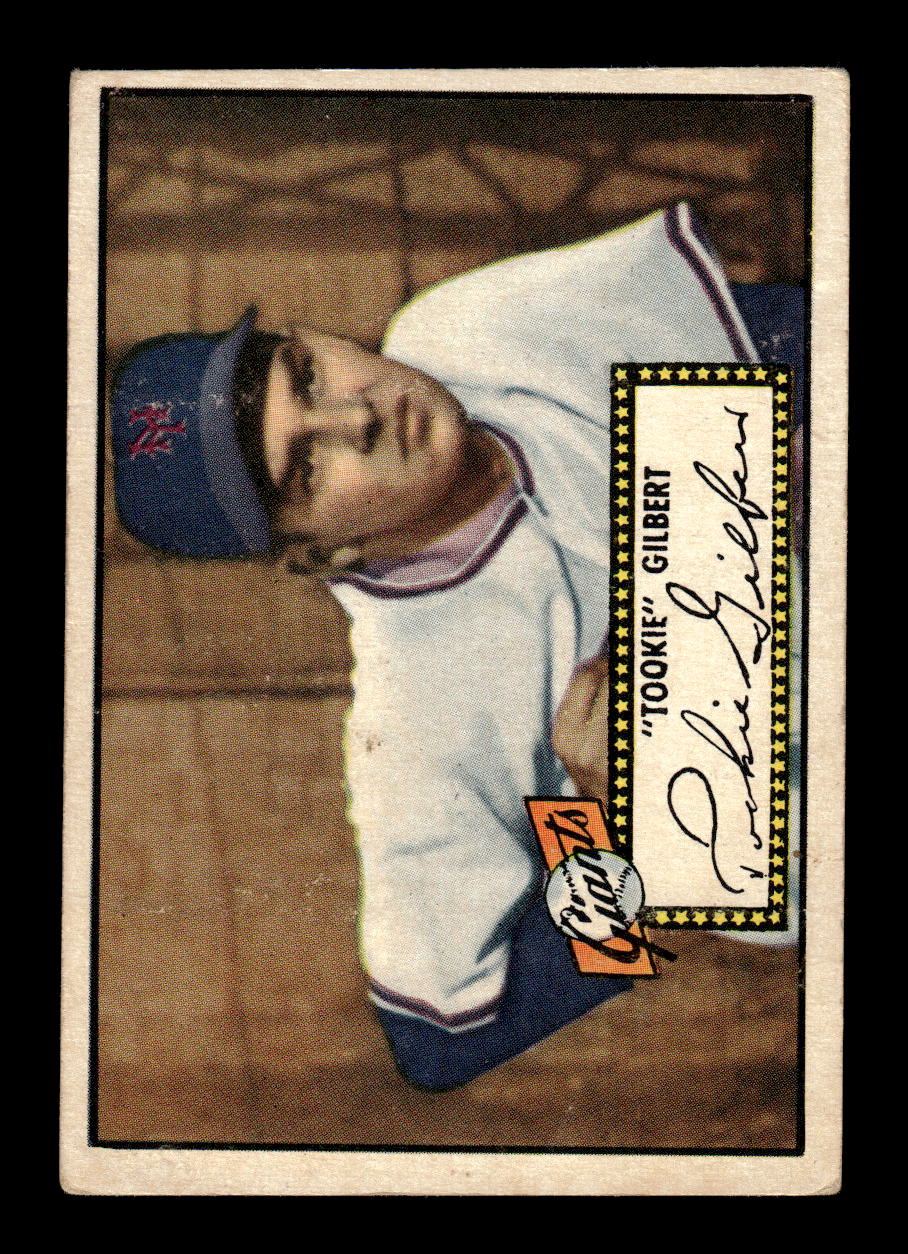 1952 Topps #61 Tookie Gilbert New York Giants VGEX HOF10009250