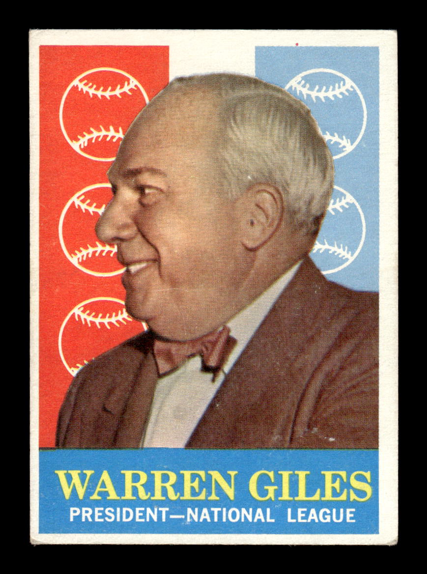 1959 Topps #200b Warren Giles EX HOF10009277