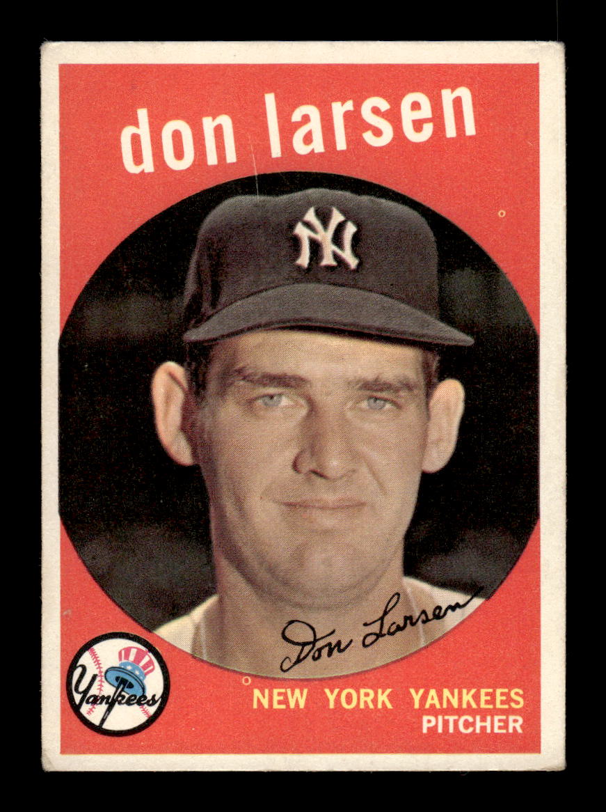 1959 Topps #205b Don Larsen New York Yankees EX HOF10009282