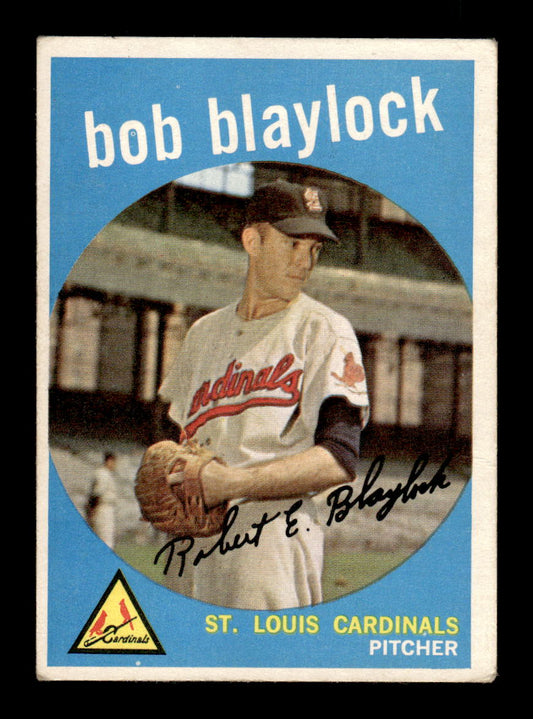 1959 Topps #211a Bob Blaylock St. Louis Cardinals EX HOF10009288