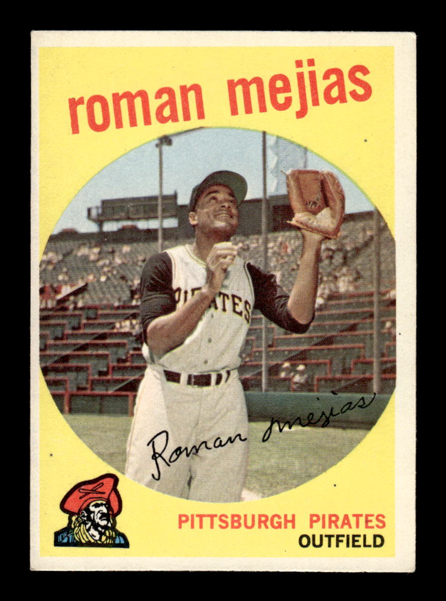 1959 Topps #218a Roman Mejias Pittsburgh Pirates EX HOF10009293