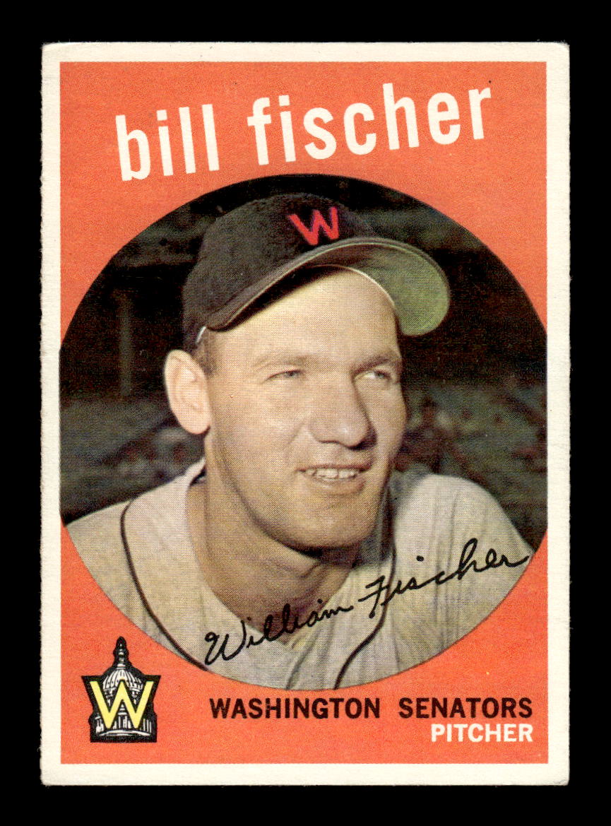 1959 Topps #230a Bill Fischer Washington Senators EX HOF10009305