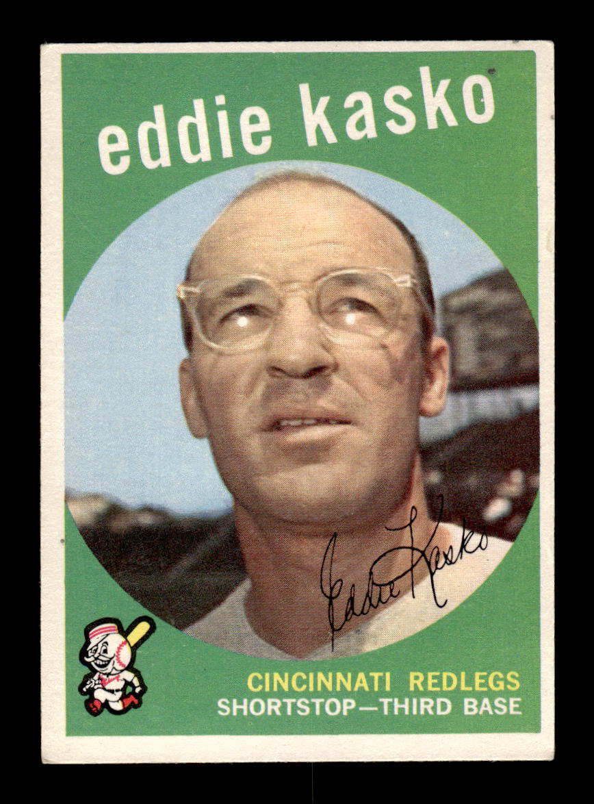 1959 Topps #232a Eddie Kasko Cincinnati Redlegs EX HOF10009306