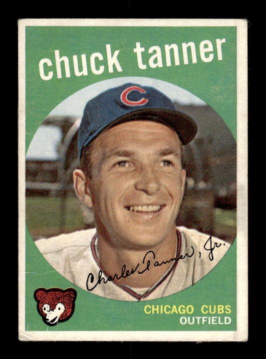 1959 Topps #234b Chuck Tanner Chicago Cubs VG HOF10009308
