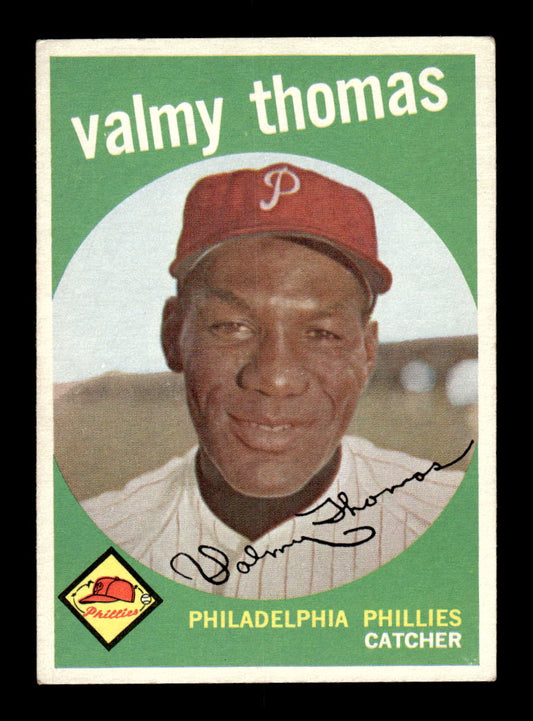 1959 Topps #235b Valmy Thomas Philadelphia Phillies EX HOF10009309