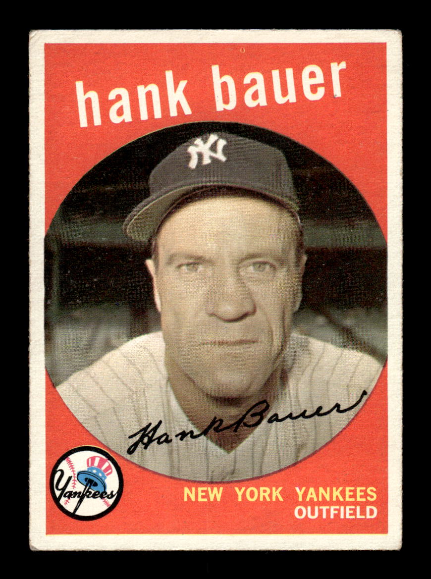 1959 Topps #240a Hank Bauer New York Yankees EX HOF10009314