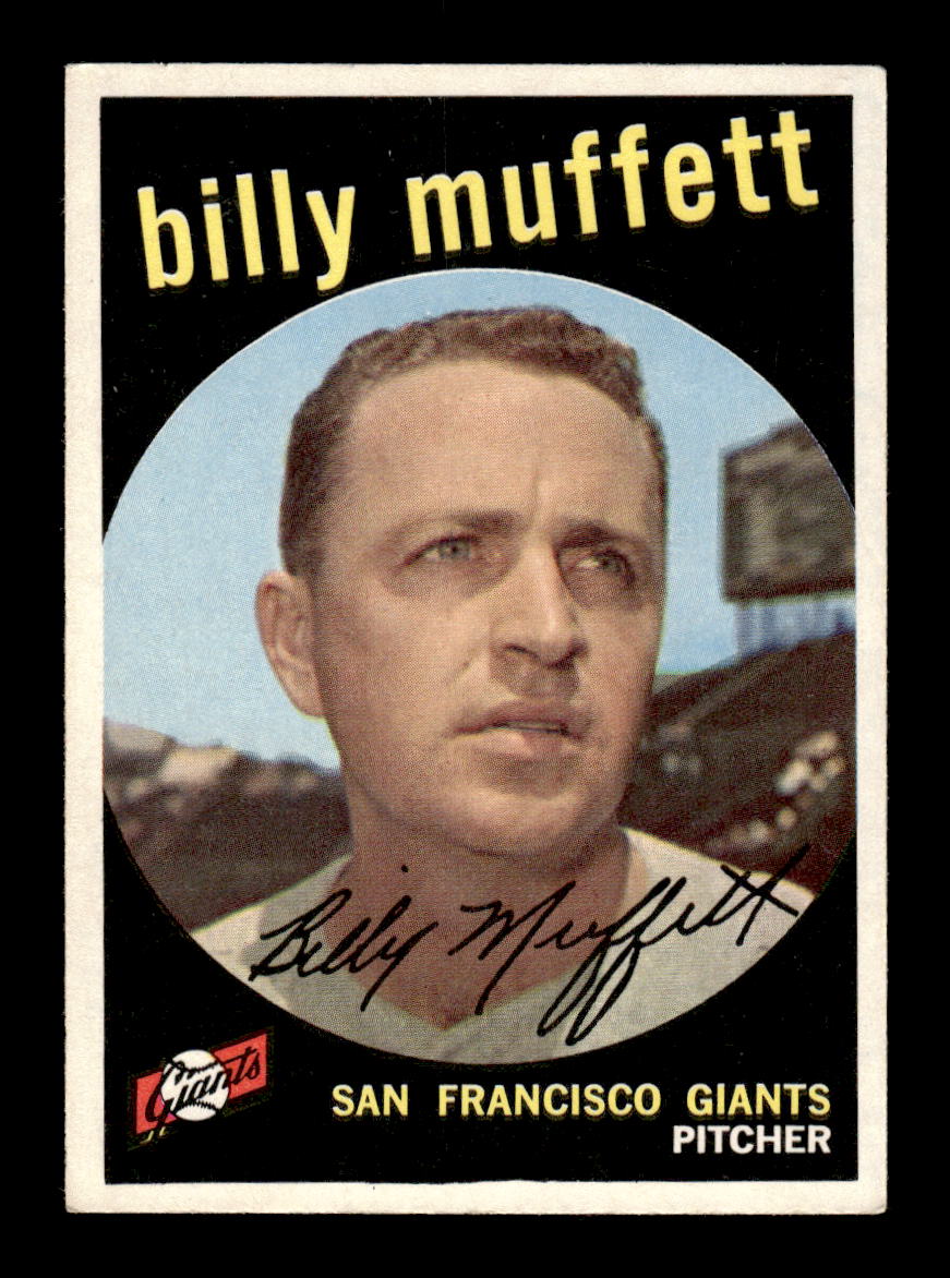 1959 Topps #241a Billy Muffett San Francisco Giants EX HOF10009315