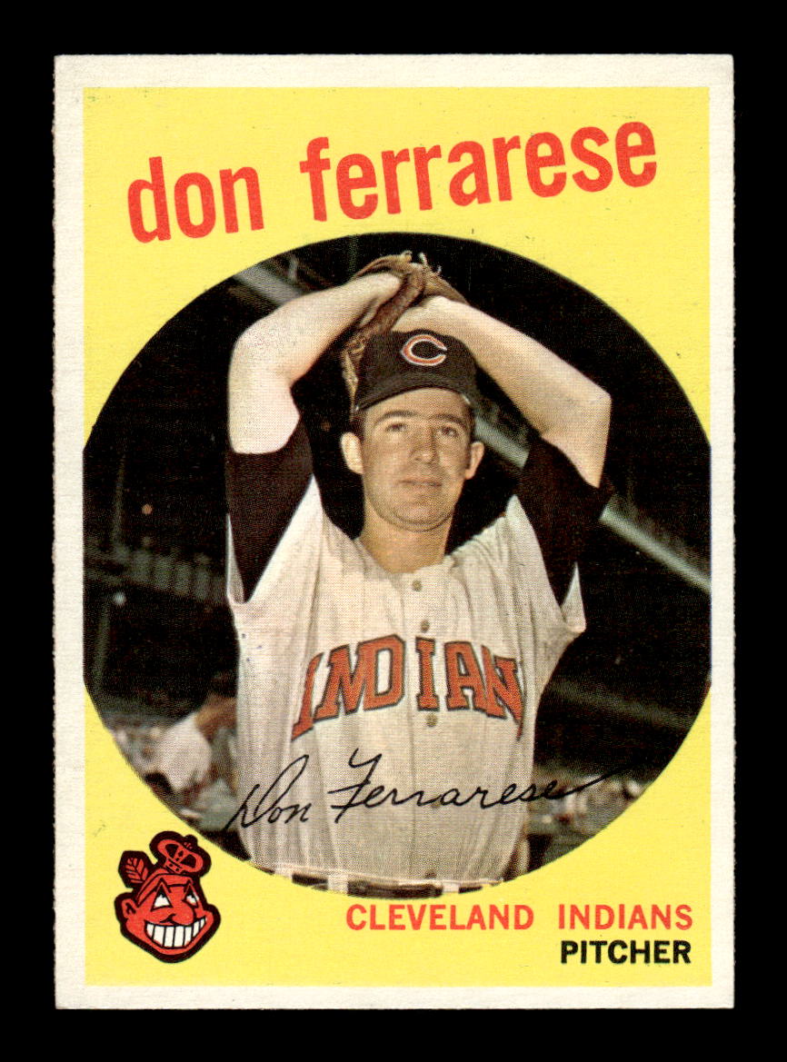1959 Topps #247b Don Ferrarese Cleveland Indians EXMT HOF10009321