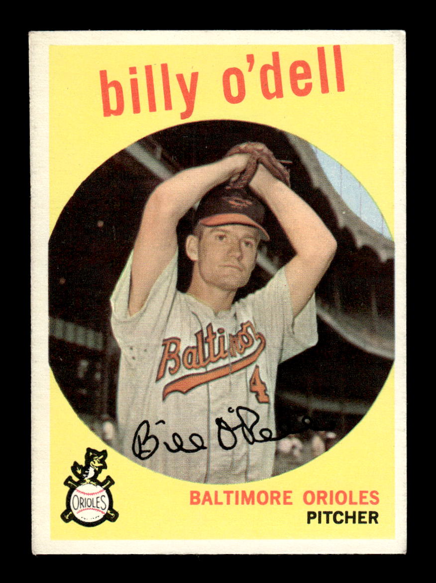 1959 Topps #250a Billy O'Dell Baltimore Orioles EXMT HOF10009324