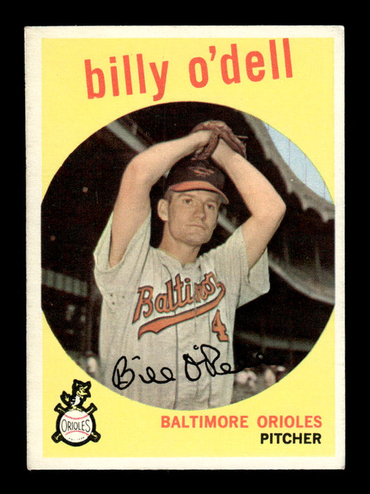 1959 Topps #250a Billy O'Dell Baltimore Orioles EXMT HOF10009324