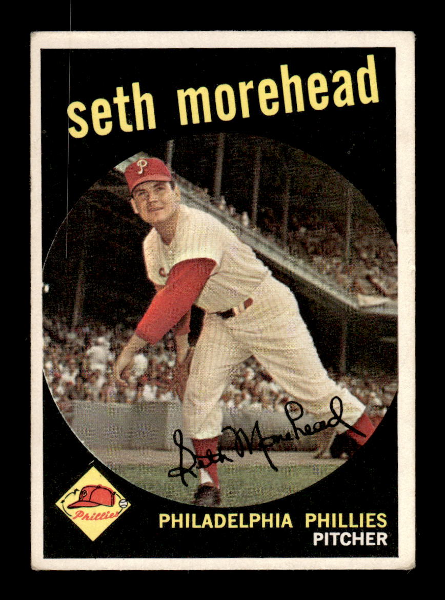 1959 Topps #253a Seth Morehead Philadelphia Phillies EX HOF10009327