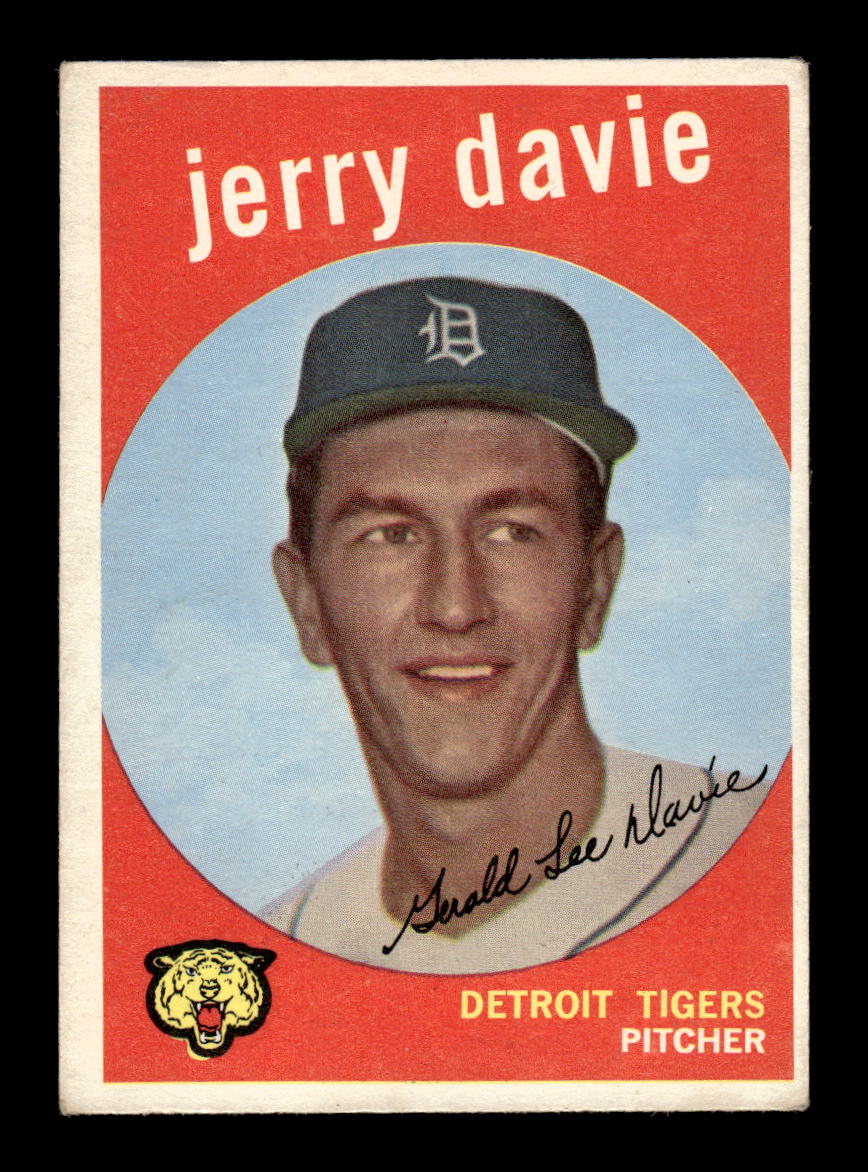 1959 Topps #256b Jerry Davie Detroit Tigers EX HOF10009330