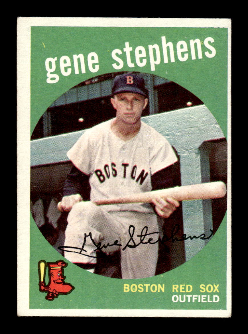1959 Topps #261a Gene Stephens Boston Red Sox EX HOF10009335
