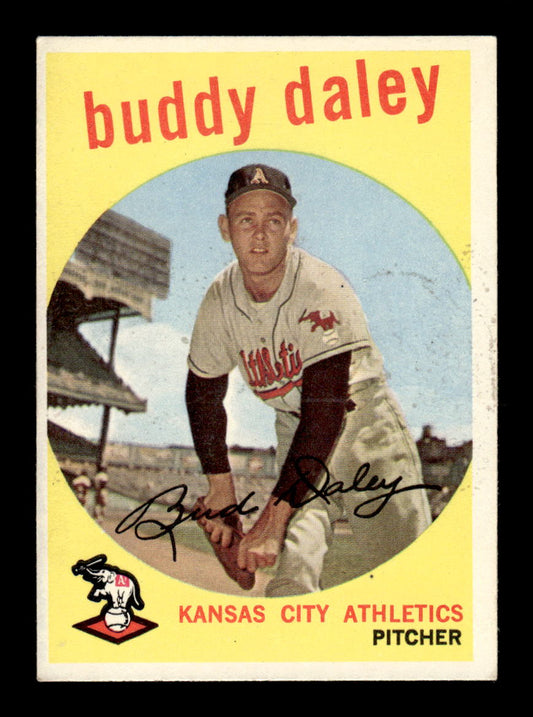 1959 Topps #263a Buddy Daley Kansas City Athletics EX HOF10009337