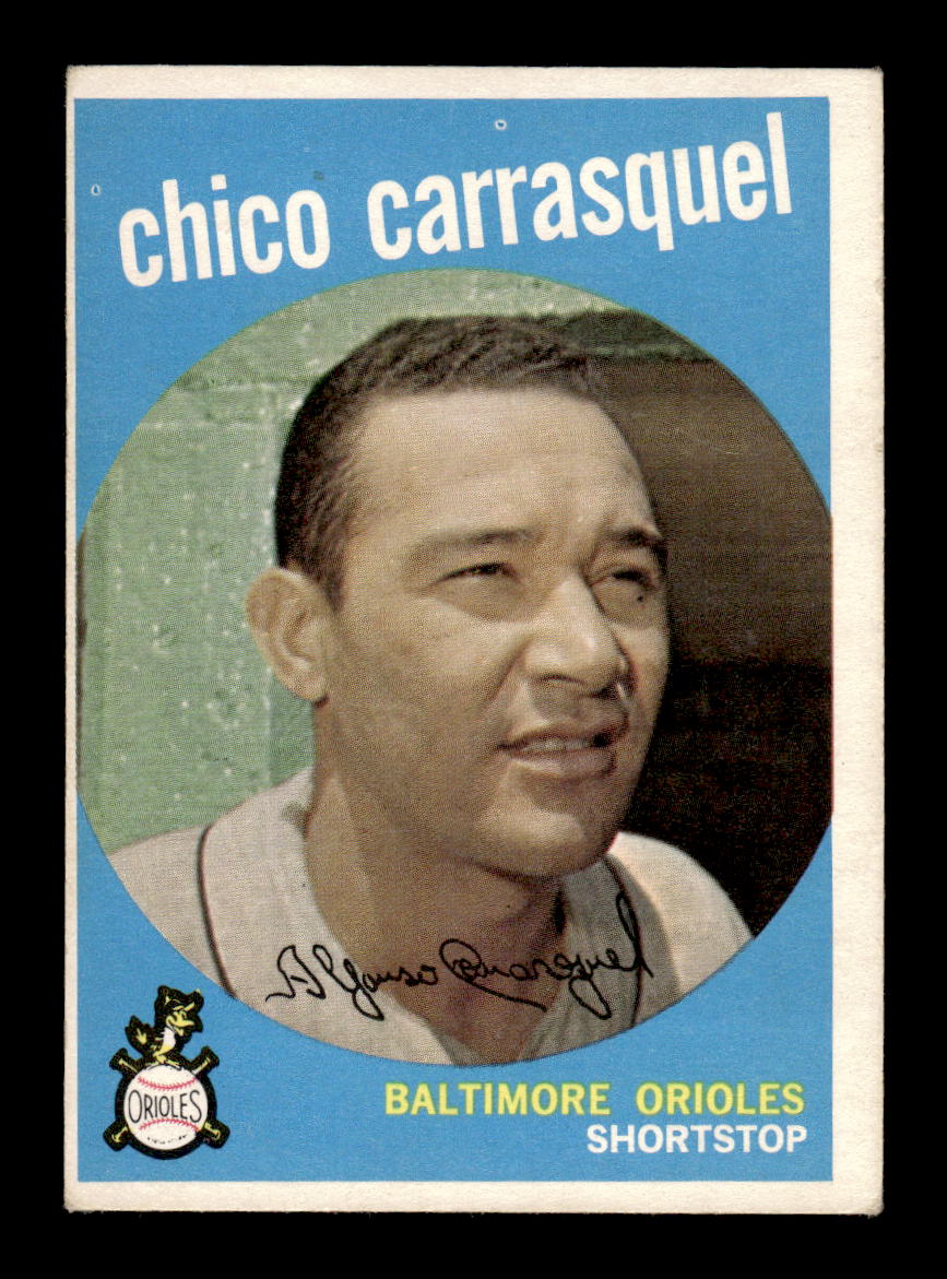 1959 Topps #264b Chico Carrasquel Baltimore Orioles VGEX HOF10009338