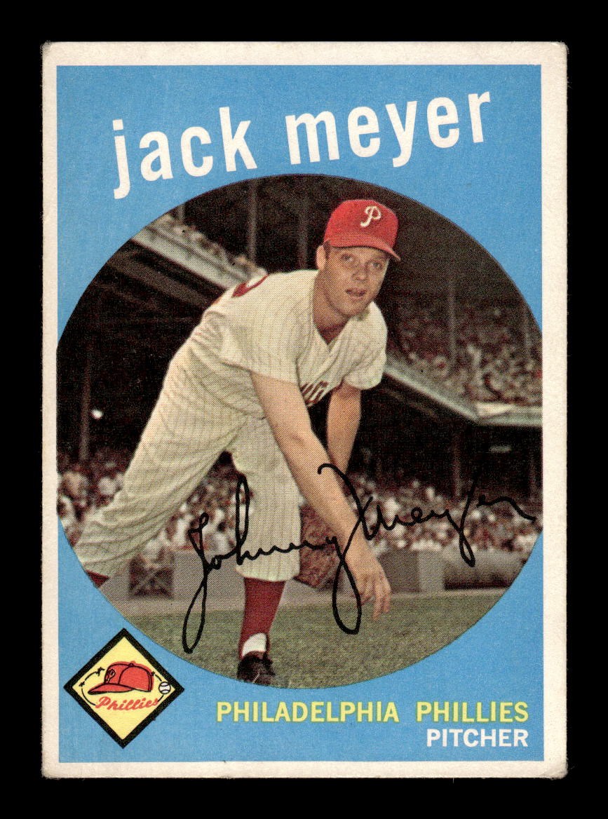 1959 Topps #269a Jack Meyer Philadelphia Phillies EX HOF10009343