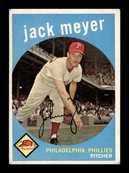 1959 Topps #269a Jack Meyer Philadelphia Phillies EX HOF10009343