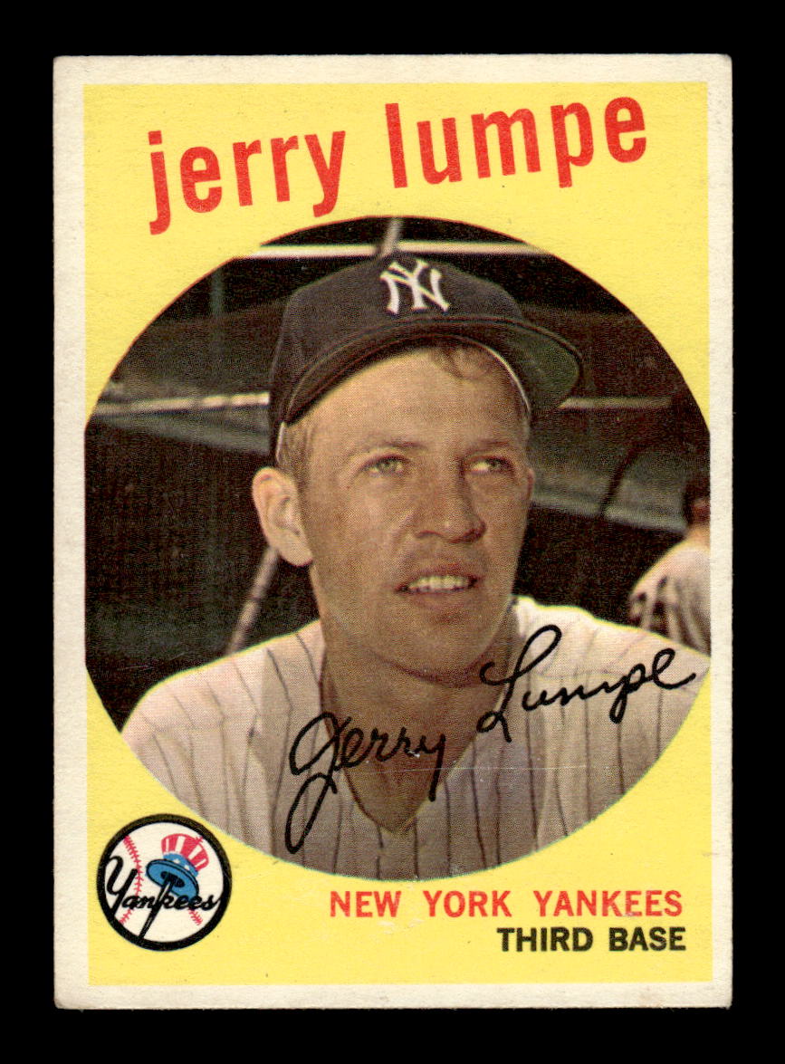 1959 Topps #272a Jerry Lumpe New York Yankees EX HOF10009346