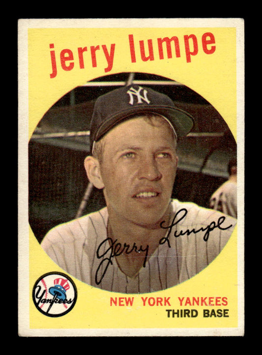 1959 Topps #272a Jerry Lumpe New York Yankees EX HOF10009346