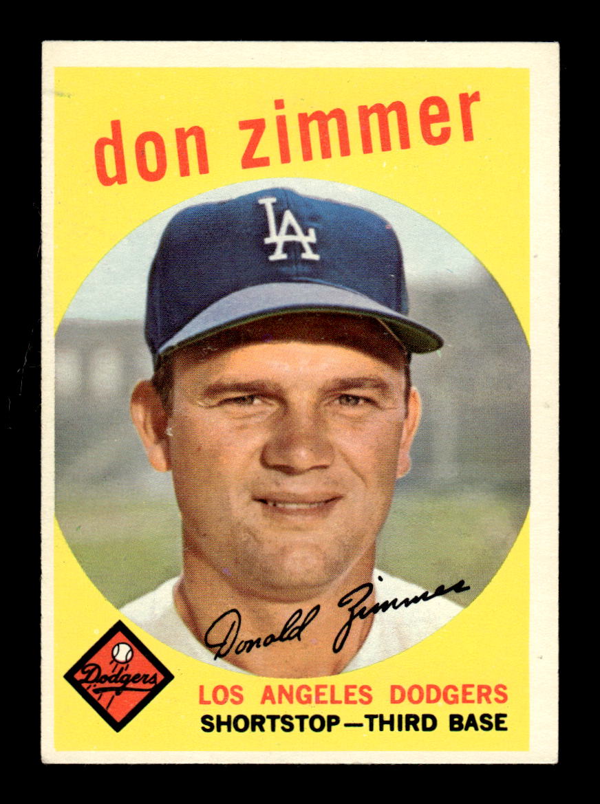 1959 Topps #287 Don Zimmer Los Angeles Dodgers EX HOF10009360