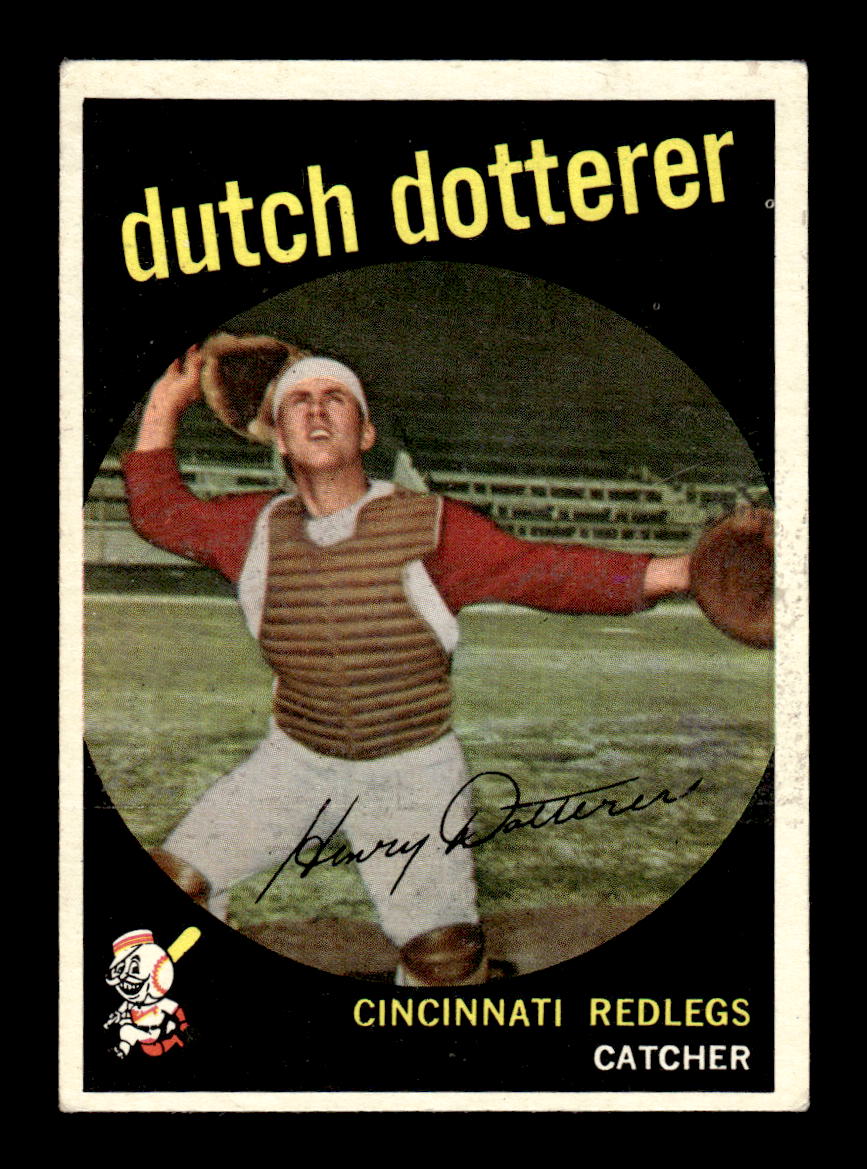 1959 Topps #288 Dutch Dotterer Cincinnati Redlegs EX HOF10009361