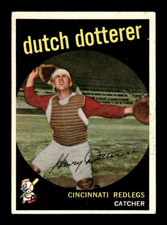 1959 Topps #288 Dutch Dotterer Cincinnati Redlegs EX HOF10009361