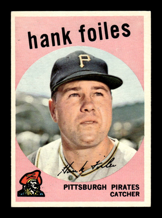 1959 Topps #294 Hank Foiles Pittsburgh Pirates NMT HOF10009366