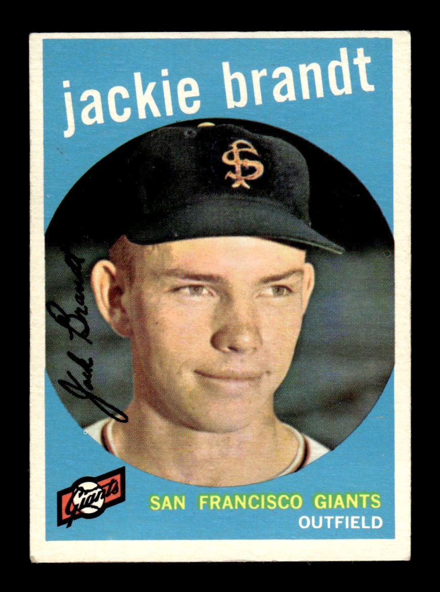 1959 Topps #297 Jackie Brandt San Francisco Giants EX HOF10009368