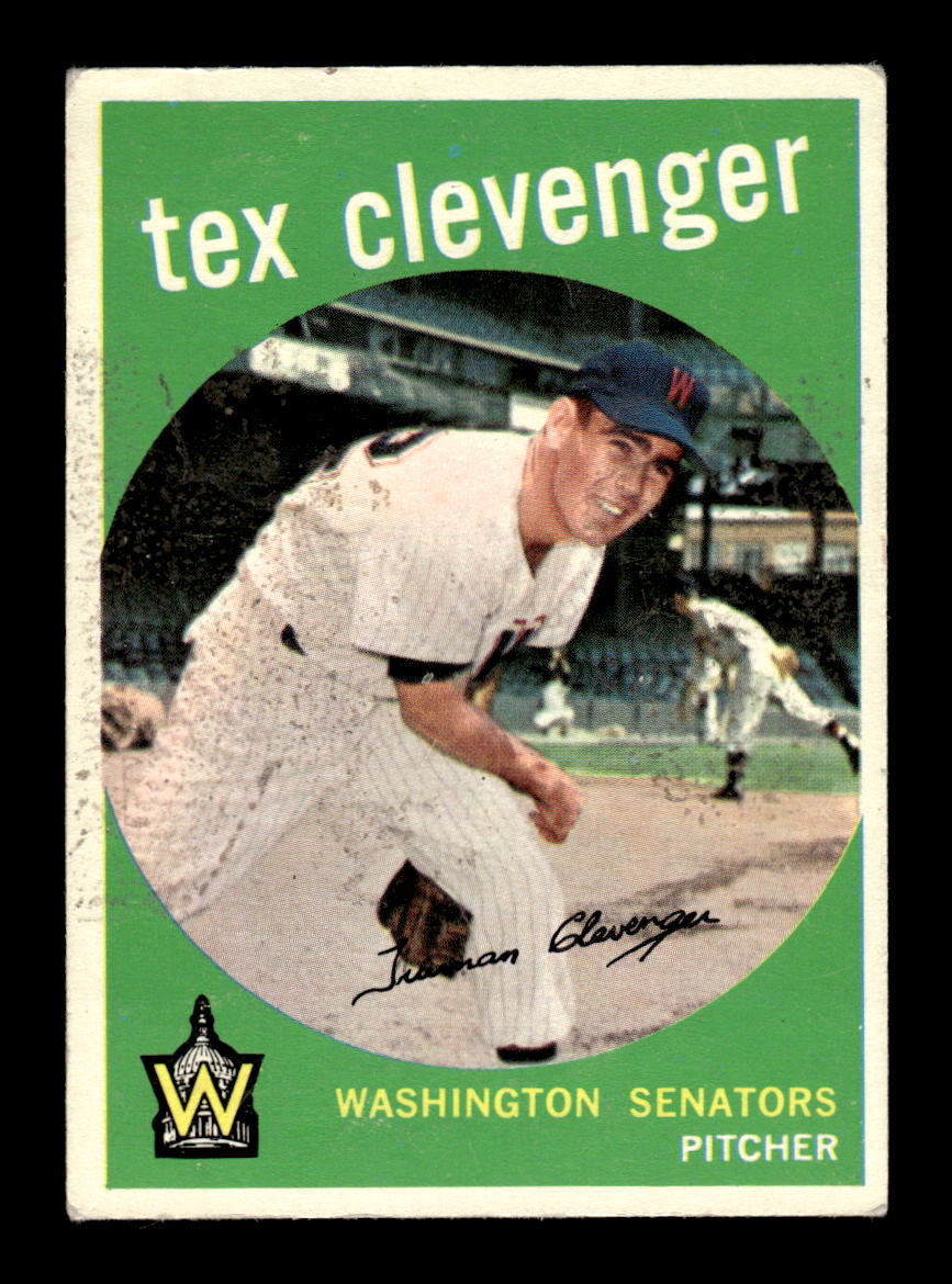 1959 Topps #298 Tex Clevenger Washington Senators EX HOF10009369