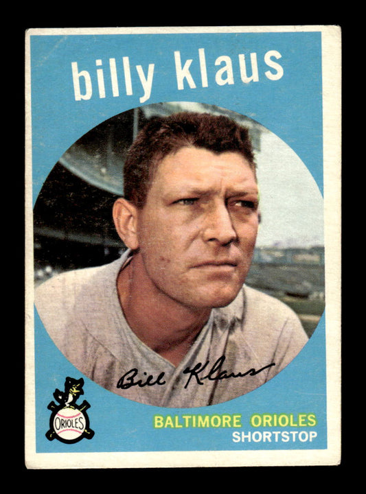 1959 Topps #299 Billy Klaus Baltimore Orioles VG HOF10009370