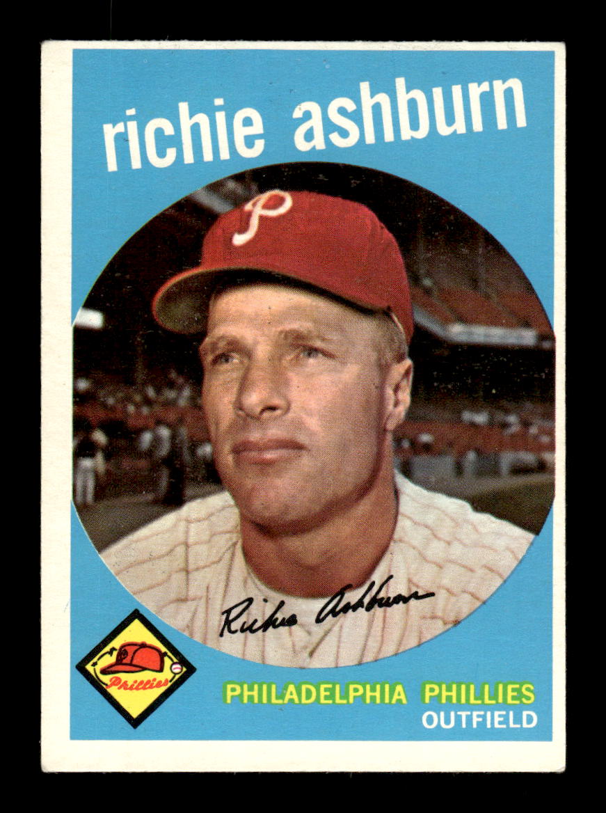 1959 Topps #300 Richie Ashburn Philadelphia Phillies EX HOF10009371