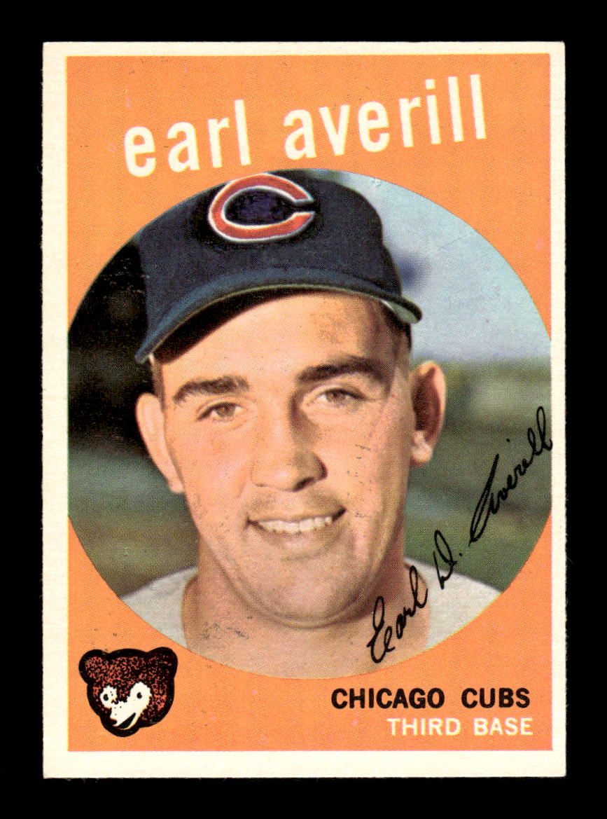 1959 Topps #301 Earl Averill Chicago Cubs EX HOF10009372
