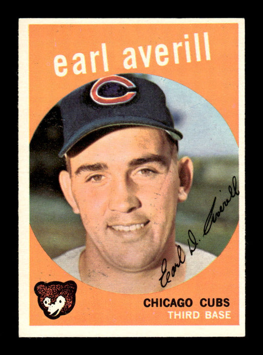 1959 Topps #301 Earl Averill Chicago Cubs EX HOF10009372