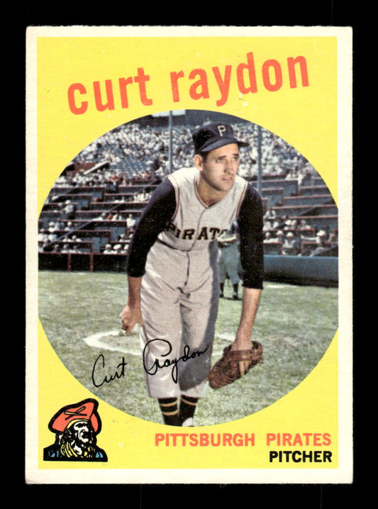 1959 Topps #305 Curt Raydon Pittsburgh Pirates EX HOF10009375