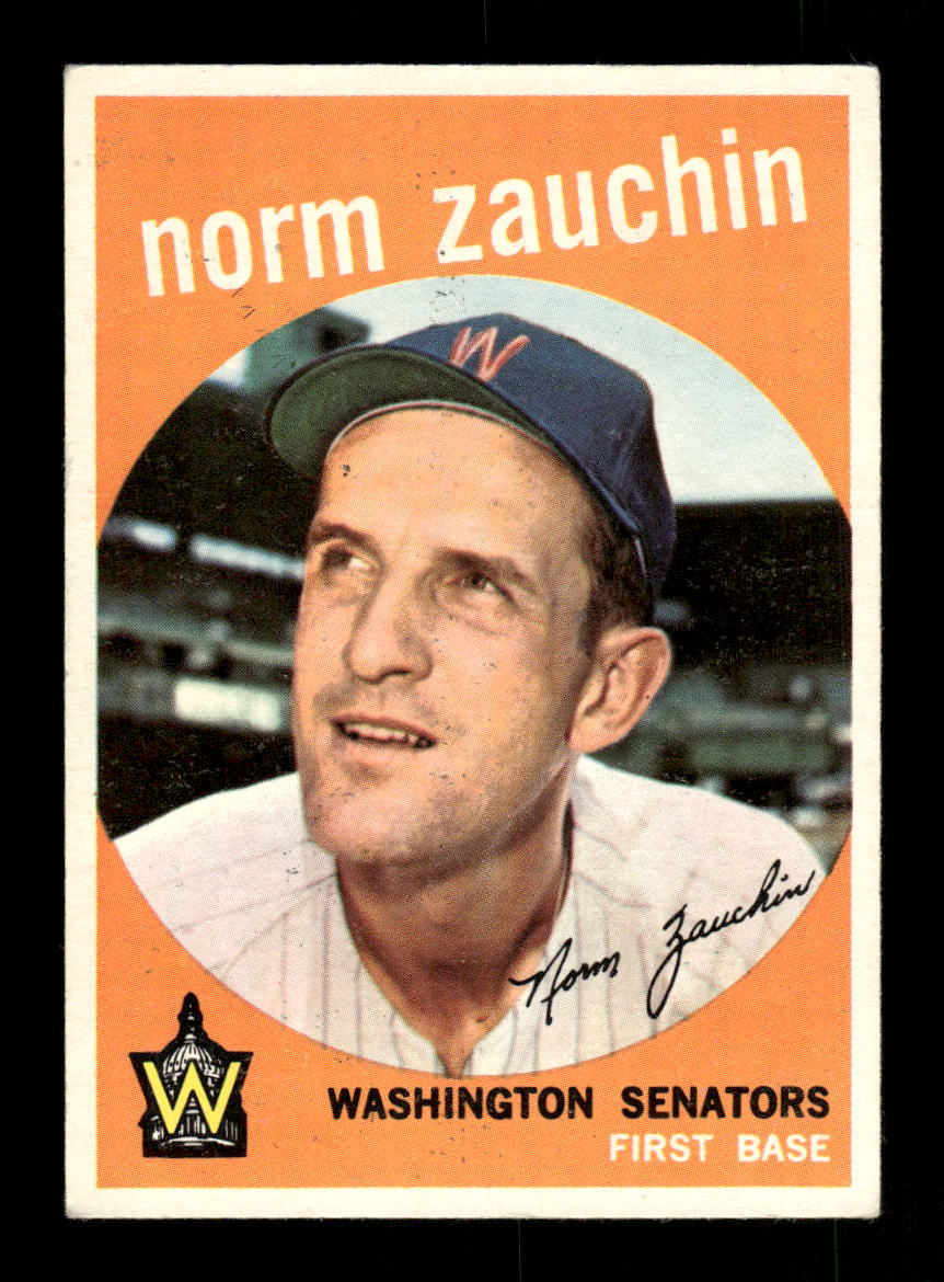 1959 Topps #311 Norm Zauchin Washington Senators VG HOF10009380