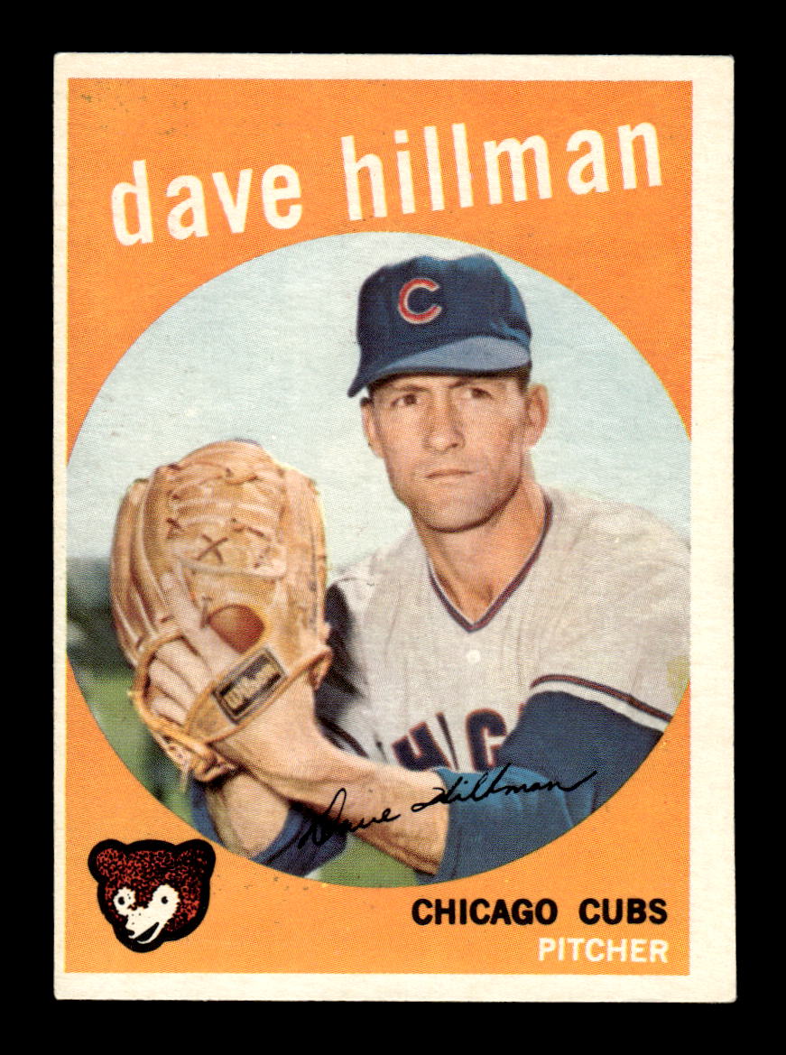 1959 Topps #319 Dave Hillman Chicago Cubs EX HOF10009387