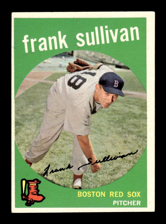 1959 Topps #323 Frank Sullivan Boston Red Sox EX HOF10009391