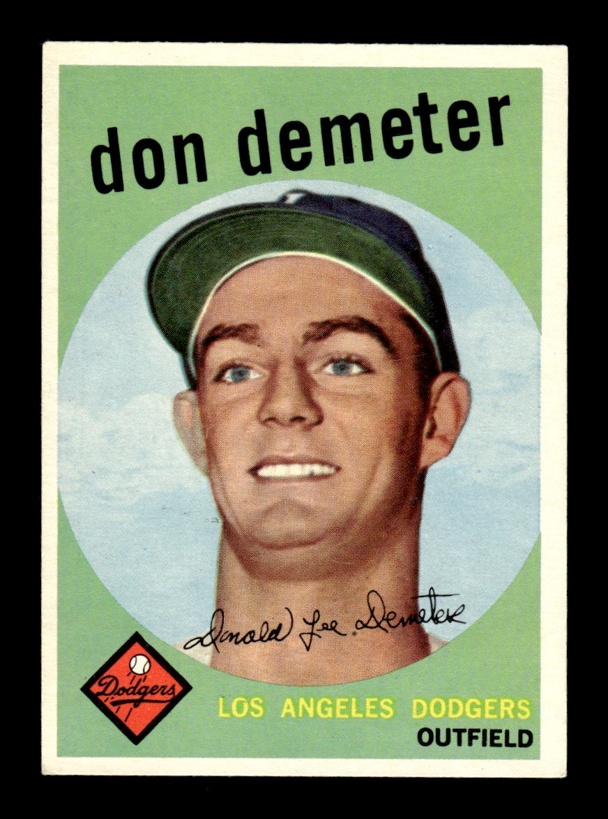 1959 Topps #324 Don Demeter Los Angeles Dodgers NMT HOF10009392