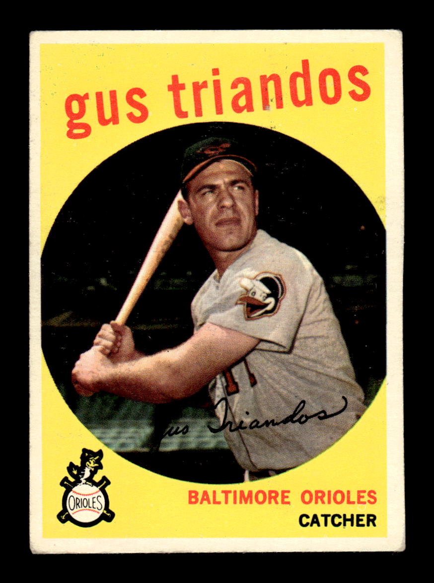 1959 Topps #330 Gus Triandos Baltimore Orioles EX HOF10009397