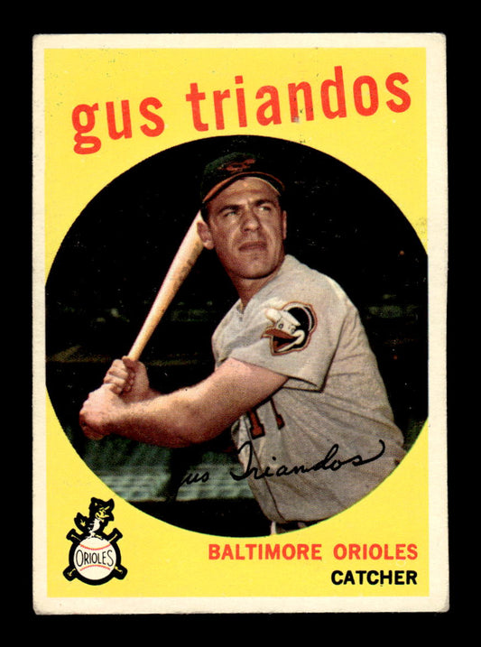 1959 Topps #330 Gus Triandos Baltimore Orioles EX HOF10009397