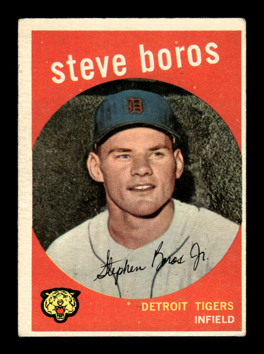1959 Topps #331 Steve Boros Detroit Tigers VG HOF10009398