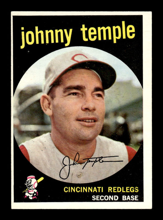 1959 Topps #335 Johnny Temple Cincinnati Redlegs EX HOF10009402