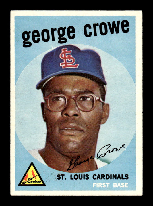 1959 Topps #337 George Crowe St. Louis Cardinals EXMT HOF10009404