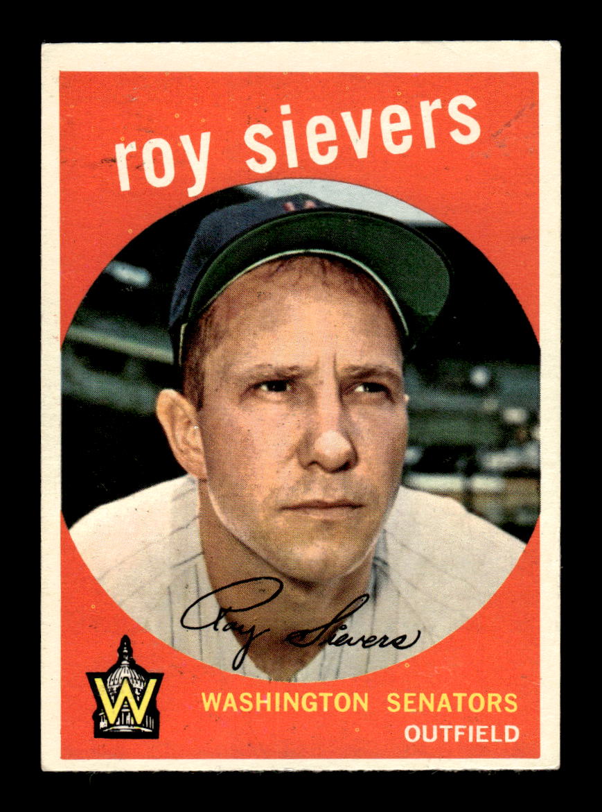 1959 Topps #340 Roy Sievers Washington Senators EX HOF10009406
