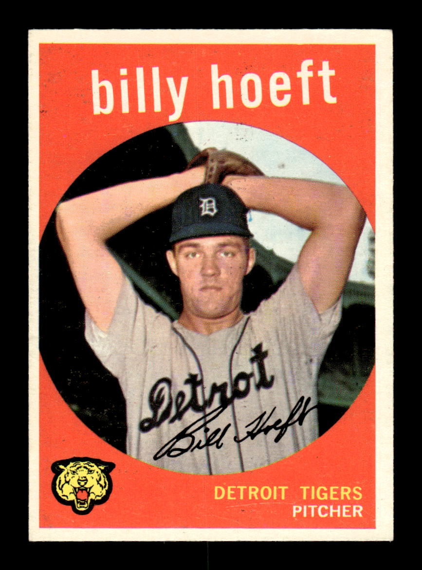 1959 Topps #343 Billy Hoeft Detroit Tigers EXMT HOF10009409