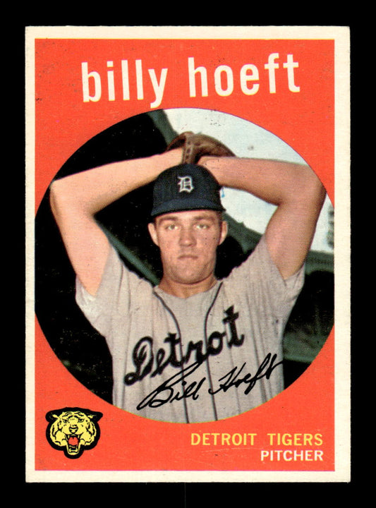 1959 Topps #343 Billy Hoeft Detroit Tigers EXMT HOF10009409