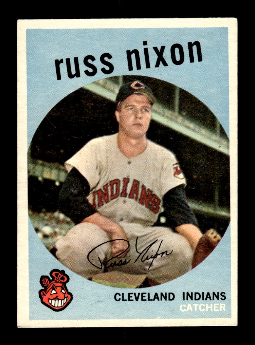 1959 Topps #344 Russ Nixon Cleveland Indians EXMT HOF10009410