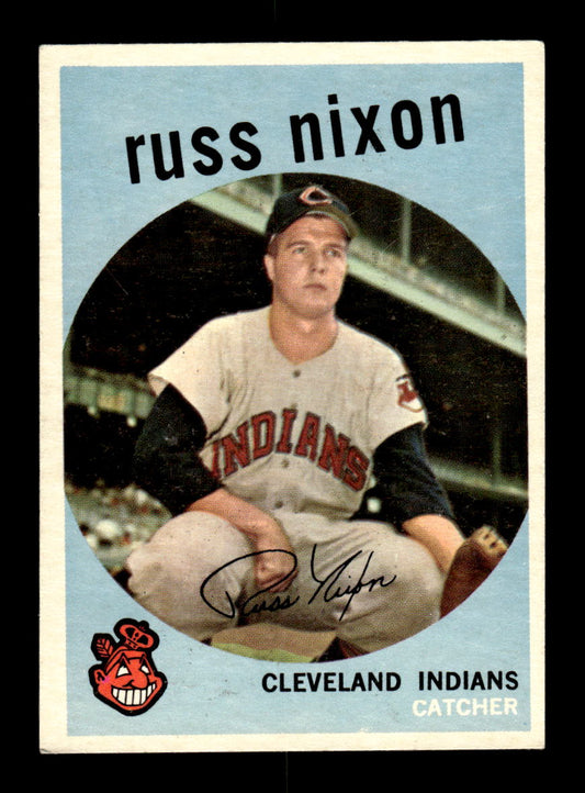 1959 Topps #344 Russ Nixon Cleveland Indians EXMT HOF10009410